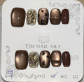 Chocolate Luxe Press-On Nail Set