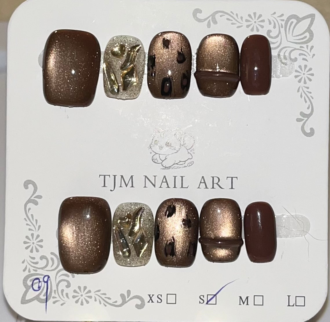 Chocolate Luxe Press-On Nail Set
