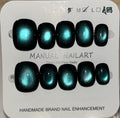 Emerald Aura Press-On Nail Set