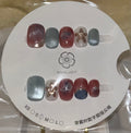 Dusty Rose & Steel Press-On Nail Set