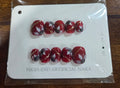 Red Floral Kintsugi Press-On Nail Set