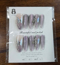 Lavender Butterfly Press-On Nail Set
