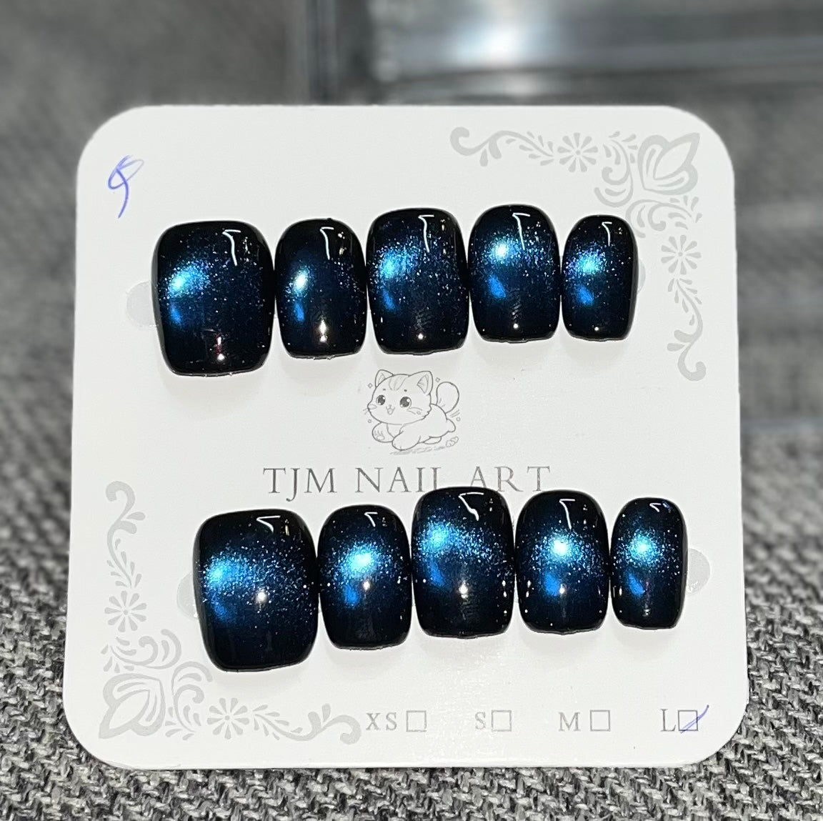 Midnight Galaxy Press-On Nail Set